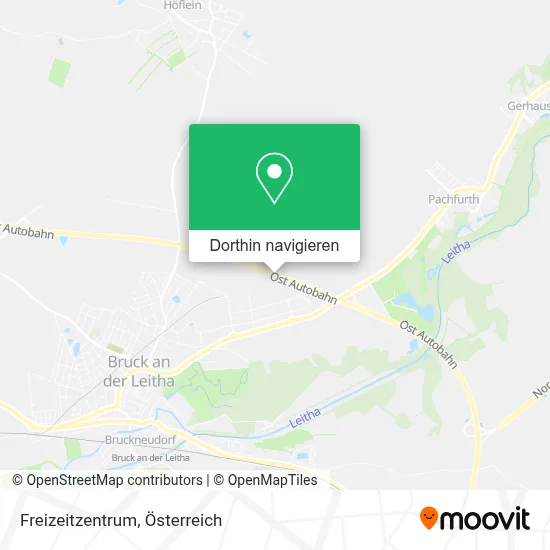 Freizeitzentrum Karte