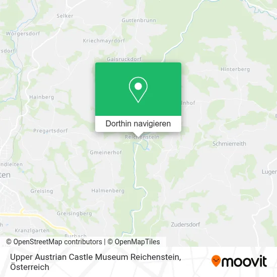 Upper Austrian Castle Museum Reichenstein Karte