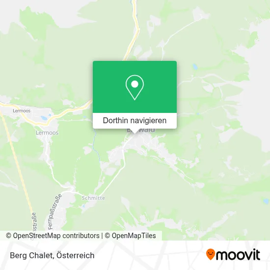 Berg Chalet Karte