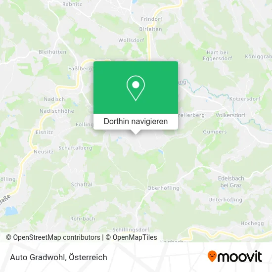 Auto Gradwohl Karte