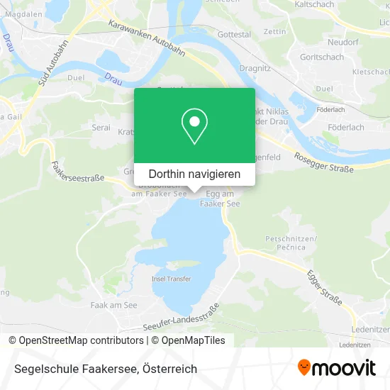 Segelschule Faakersee Karte