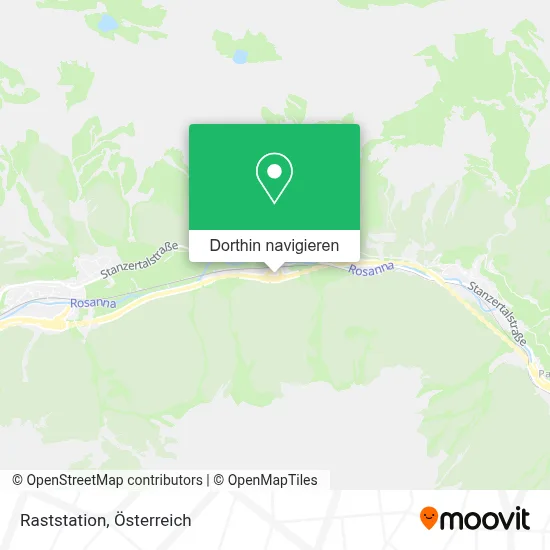 Raststation Karte