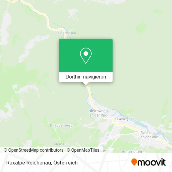 Raxalpe Reichenau Karte
