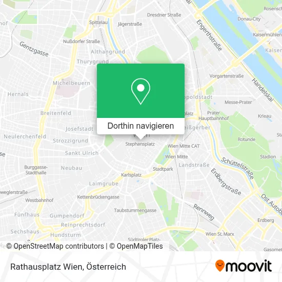 Rathausplatz Wien Karte