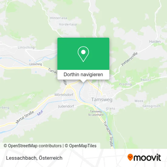 Lessachbach Karte