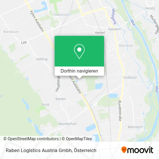 Raben Logistics Austria Gmbh Karte