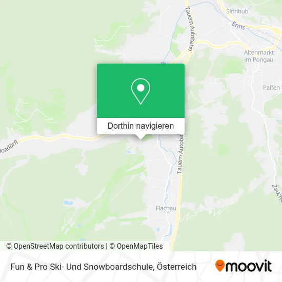 Fun & Pro Ski- Und Snowboardschule Karte