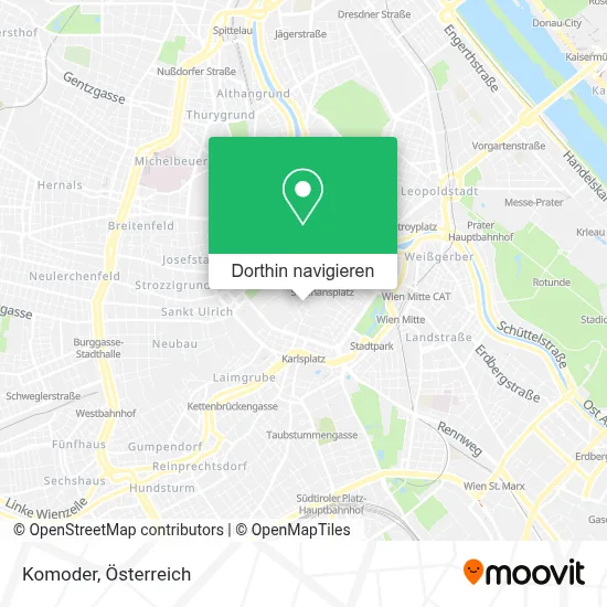 Komoder Karte