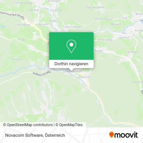 Novacom Software Karte