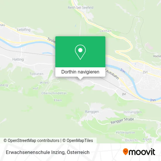 Erwachsenenschule Inzing Karte