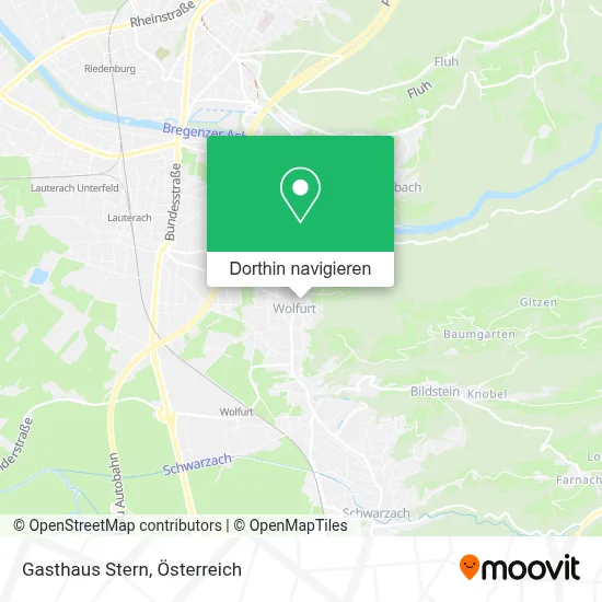 Gasthaus Stern Karte
