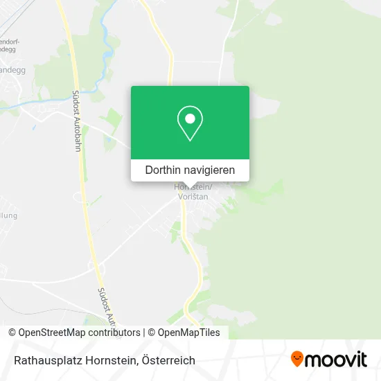 Rathausplatz Hornstein Karte
