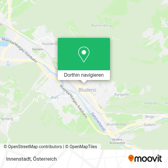Innenstadt Karte