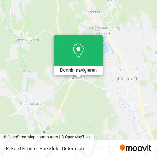 Rekord Fenster Pinkafeld Karte