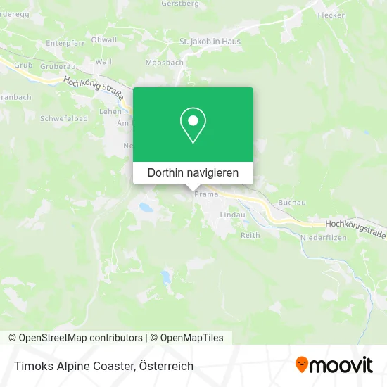 Timoks Alpine Coaster Karte