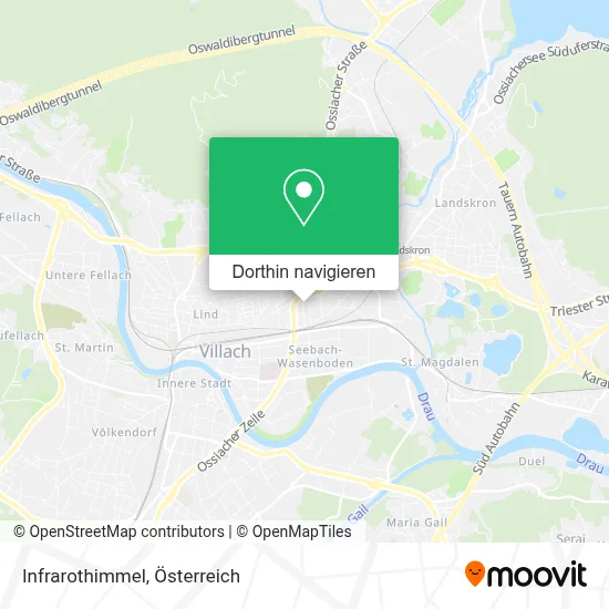 Infrarothimmel Karte