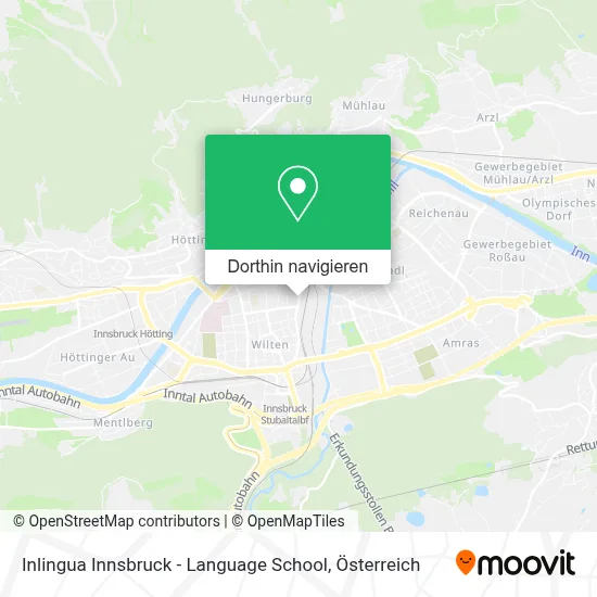 Inlingua Innsbruck - Language School Karte