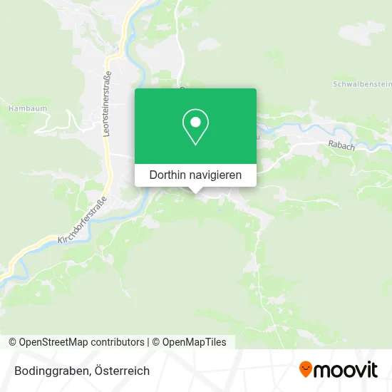Bodinggraben Karte