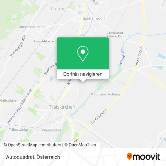 Autoquadrat Karte