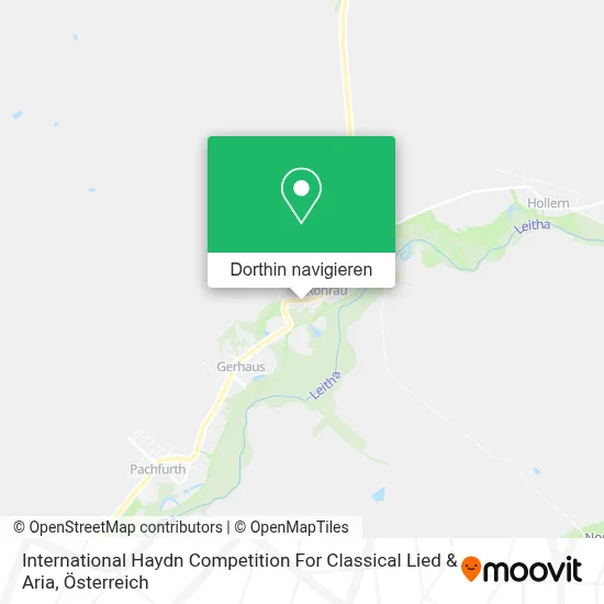International Haydn Competition For Classical Lied & Aria Karte