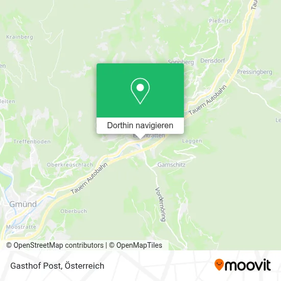 Gasthof Post Karte