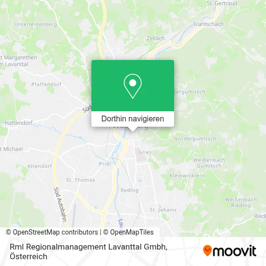 Rml Regionalmanagement Lavanttal Gmbh Karte