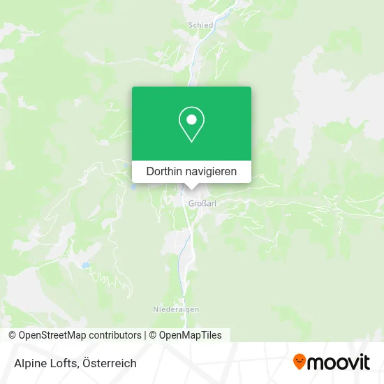 Alpine Lofts Karte