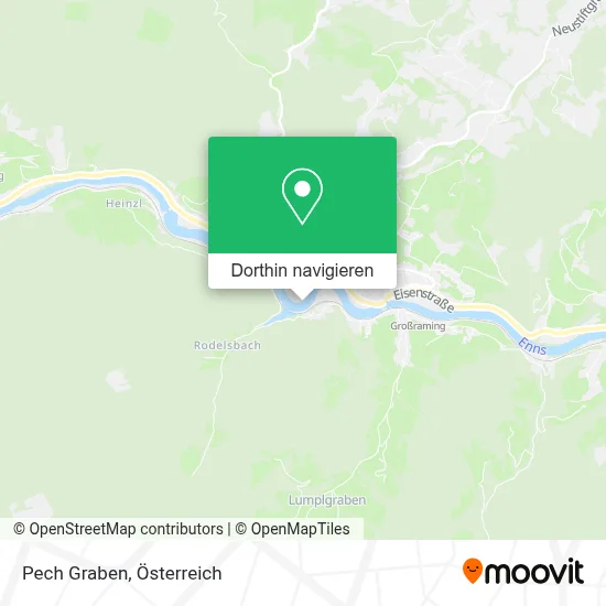 Pech Graben Karte