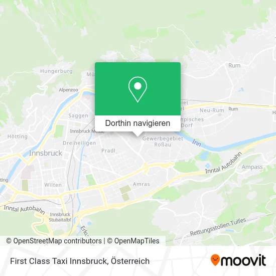 First Class Taxi Innsbruck Karte