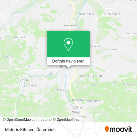 Midoris Kitchen Karte