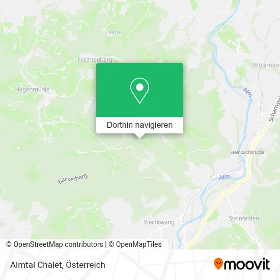 Almtal Chalet Karte