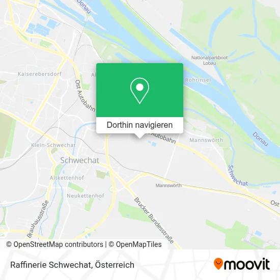 Raffinerie Schwechat Karte