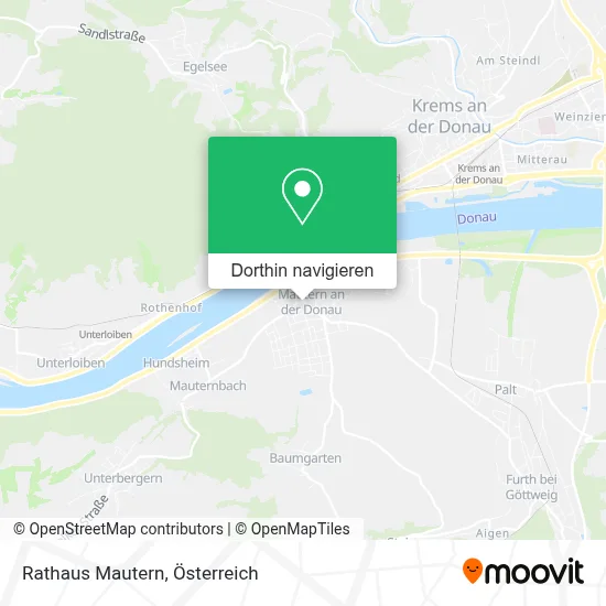 Rathaus Mautern Karte