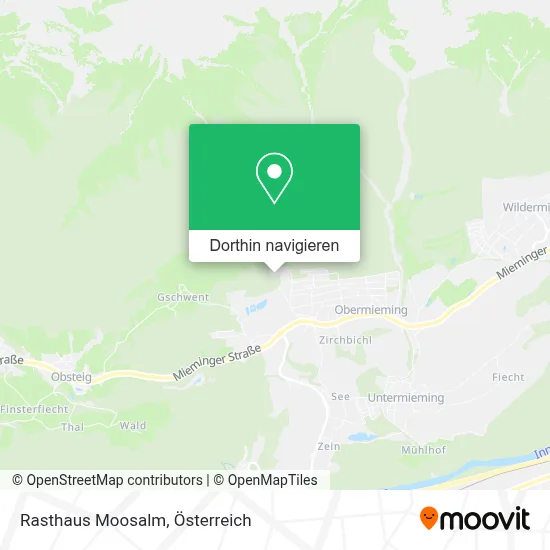 Rasthaus Moosalm Karte