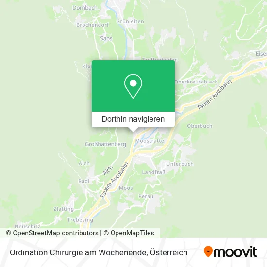 Ordination Chirurgie am Wochenende Karte