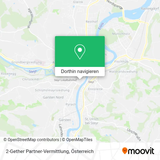 2-Gether Partner-Vermittlung Karte