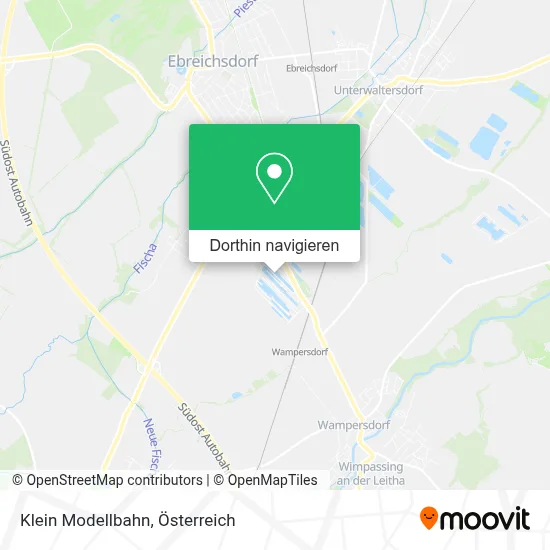Klein Modellbahn Karte