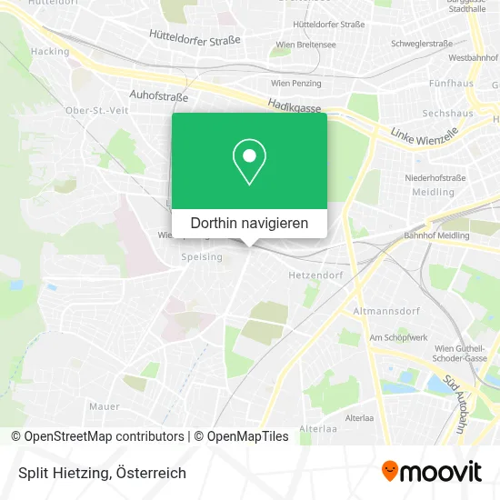 Split Hietzing Karte