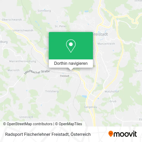Radsport Fischerlehner Freistadt Karte