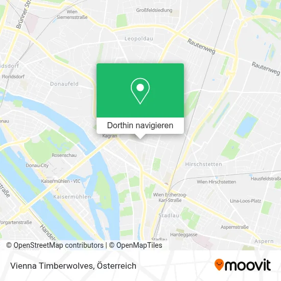 Vienna Timberwolves Karte