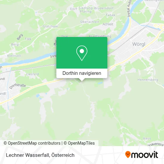 Lechner Wasserfall Karte