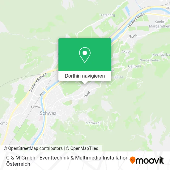 C & M Gmbh - Eventtechnik & Multimedia Installation Karte