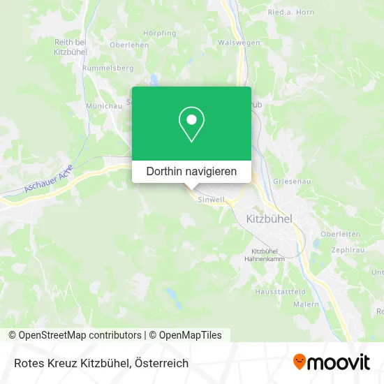 Rotes Kreuz Kitzbühel Karte