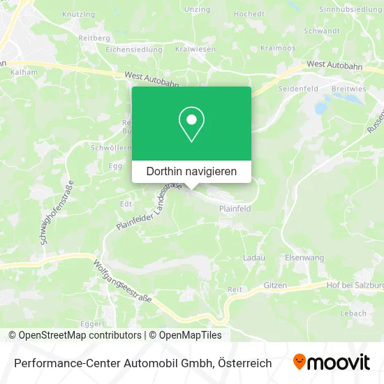 Performance-Center Automobil Gmbh Karte