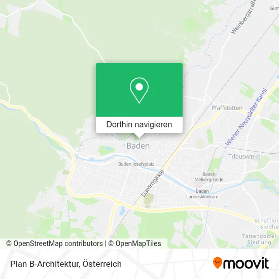 Plan B-Architektur Karte