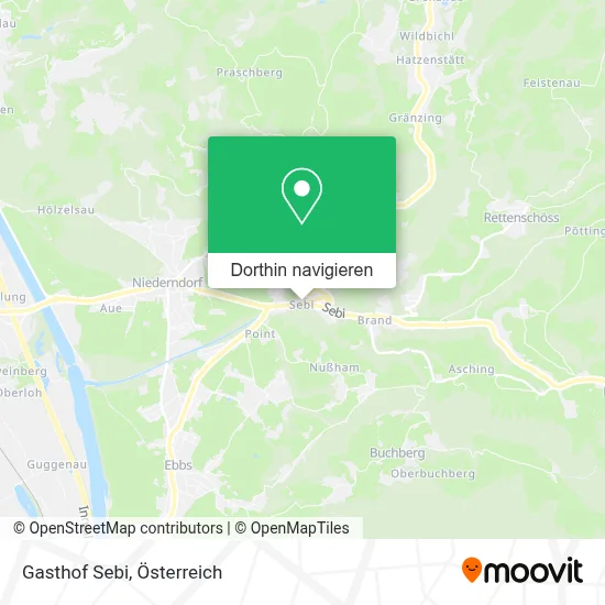 Gasthof Sebi Karte