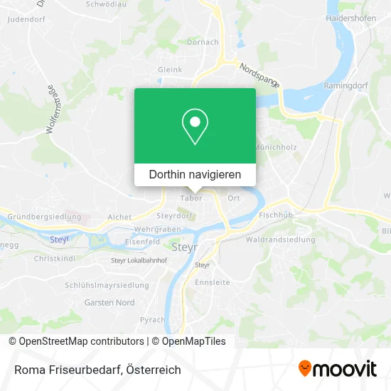 Roma Friseurbedarf Karte