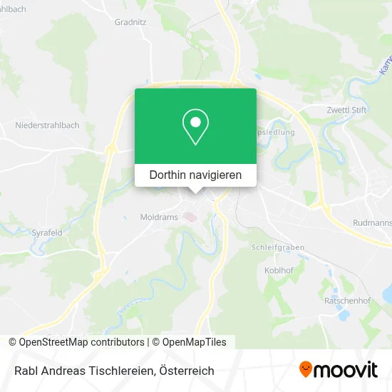 Rabl Andreas Tischlereien Karte