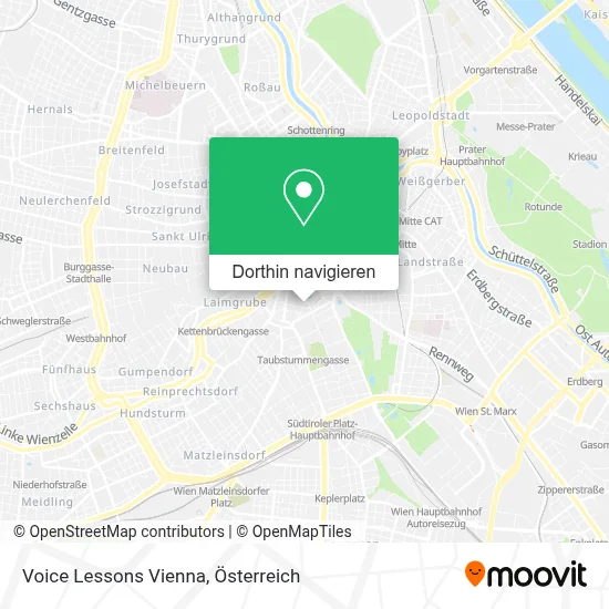 Voice Lessons Vienna Karte