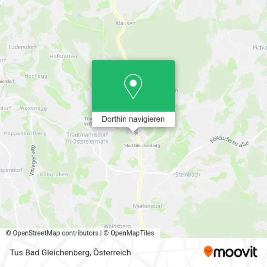 Tus Bad Gleichenberg Karte